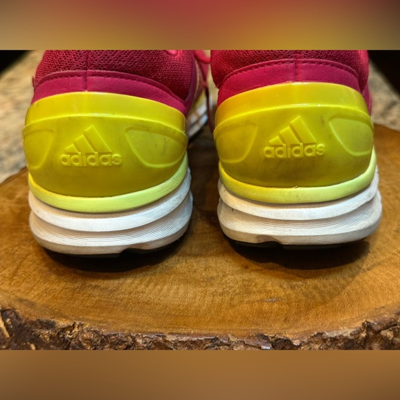 Adidas falcon, PDX running shoes  Red and Yellow Athletic Shoes. Side 8.5. GUC - Picture 7 of 11